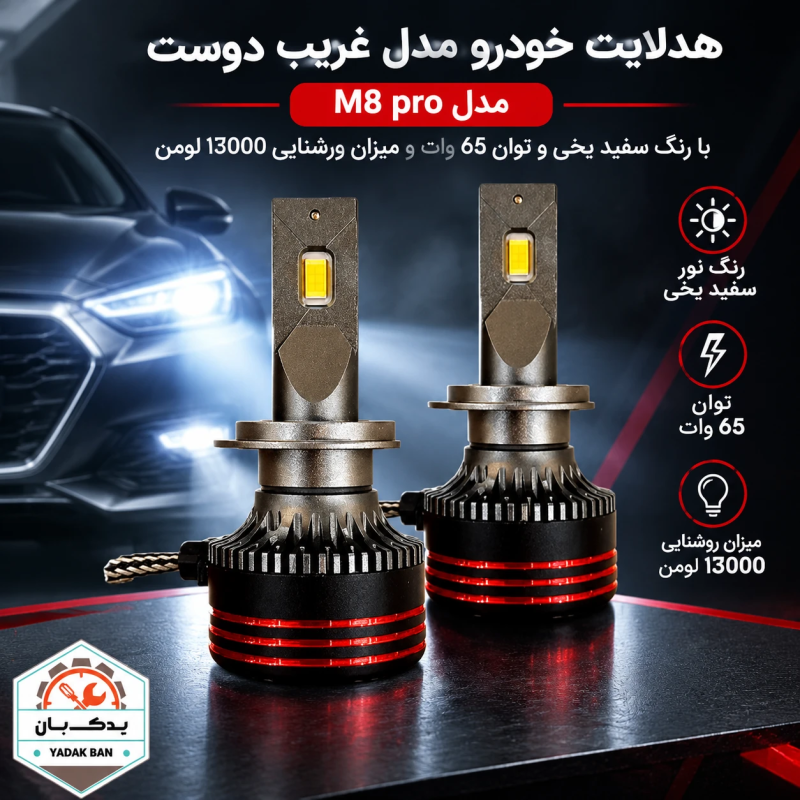 هدلایت Conpex M8 Pro پایه H1 - تصویر 2