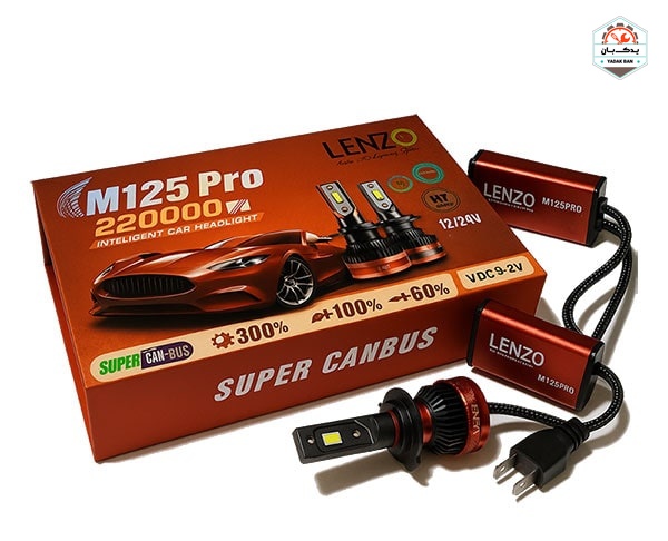 خرید هدلایت M125 Pro لنزو Lenzo با ارائه‌شده با ضمانت‌نامه و کارت گارانتی طلایی در فروشگاه یدک بان