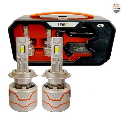 خرید هدلایت V120 Pro پایه H1 لنزو Lenzo با ارائه‌شده با ضمانت‌نامه و کارت گارانتی طلایی در فروشگاه یدک بان