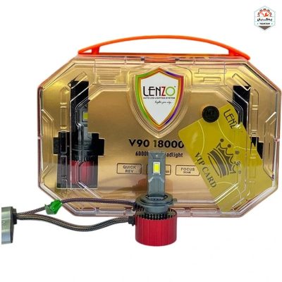 خرید هدلایت V90 پایه H4 لنزو Lenzo با ارائه‌شده با ضمانت‌نامه و کارت گارانتی طلایی در فروشگاه یدک بان